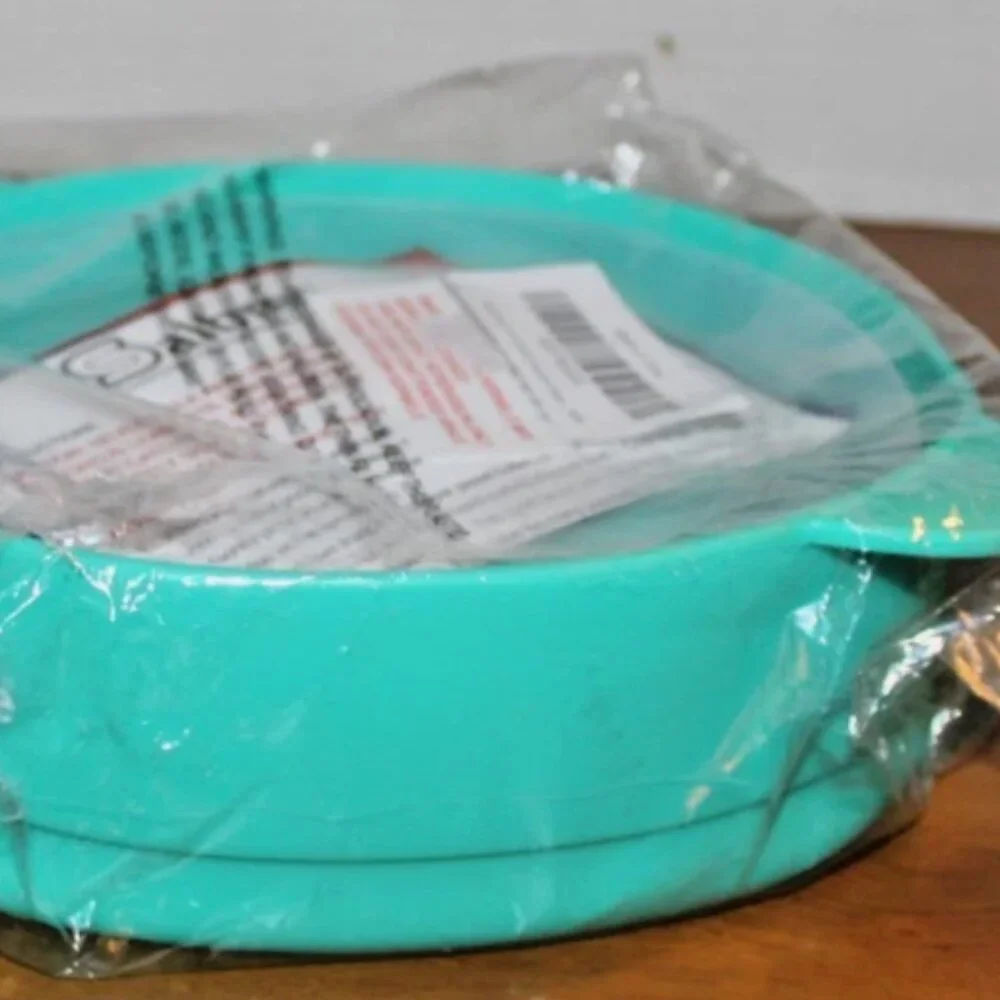 Salbree Microwave Silicone Popcorn Popper Teal New in Bag